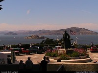 Photo by WestCoastSpirit | San Francisco  coit tower, isle, prison, jail, alcatraz